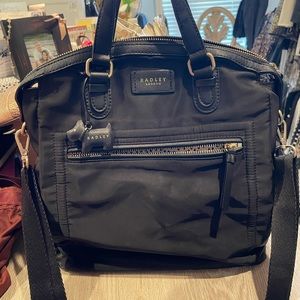 Radley London Black Purse with Crossbody Strap
